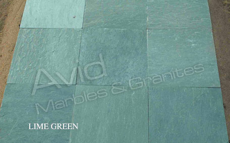 Lime Green Limestone Natural Ledge Stone Suppliers in India