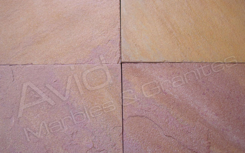 Shivpuri Pink Sandstone Paving Manufacturers from India