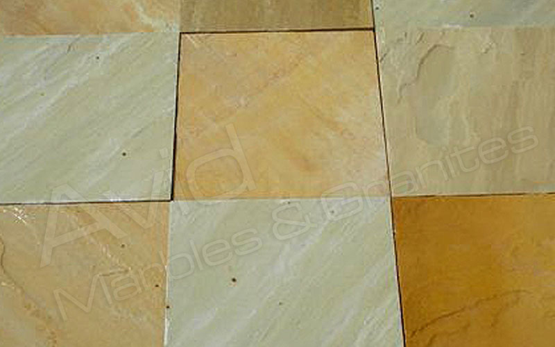Yellow Mint Sandstone Paving Manufacturers from India