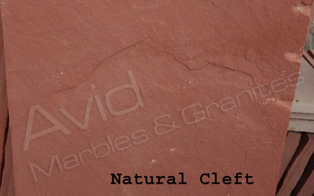 Agra Red Riven Sandstone Paving Suppliers in India