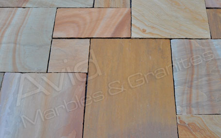 Camel Dust Sawn Sandstone Paving Exporters in India