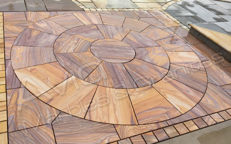 Rainbow Sandstone Pool Coping Pavers Suppliers