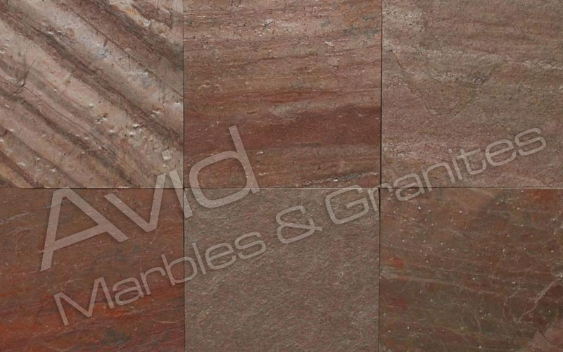 Copper Red Quartzite Manufacturers from India