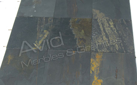 Black Rustic Flooring Tiles Suppliers in India