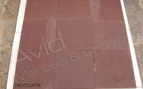 Chocolate Slate Tiles Suppliers from India