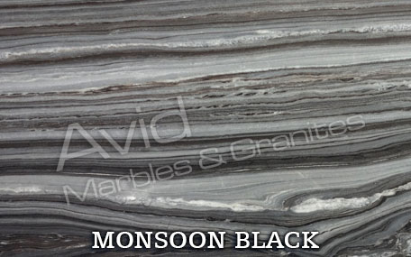 Monsoon Black Natural Ledge Stone Suppliers in India