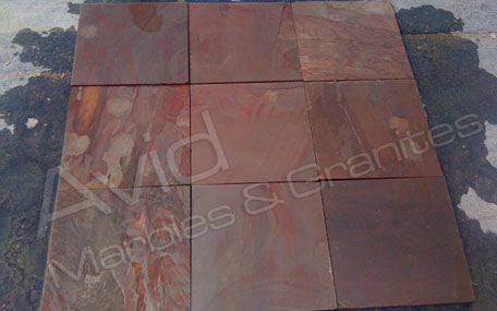 Pure Pink Slate Tiles Suppliers from India