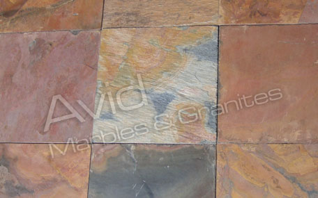 Rajah Red Slate Tiles Suppliers from India